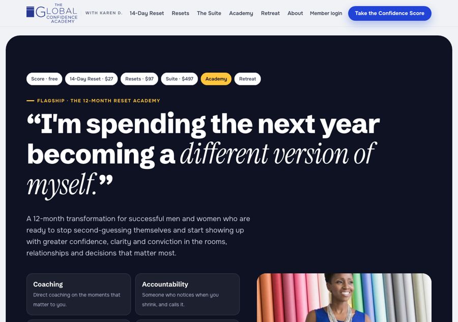 12-Month Reset Academy
